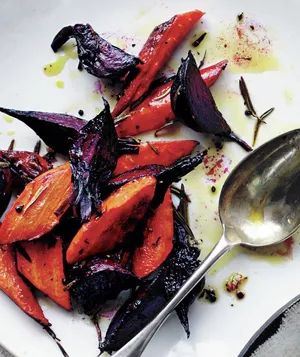 Rosemary-Roasted Beets and Carrots