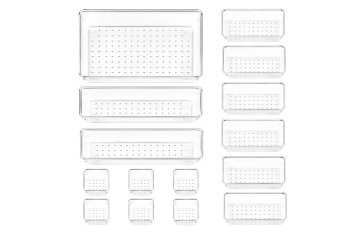 Vtopmart 4-Size Versatile Bathroom and Vanity Trays