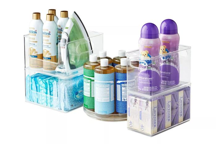 The Home Edit 5-Piece Clear Laundry Organizing System