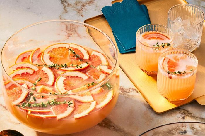 White Grapefruit Ginger Spritz Recipe - MyTour 1122 Big Batch Cocktails