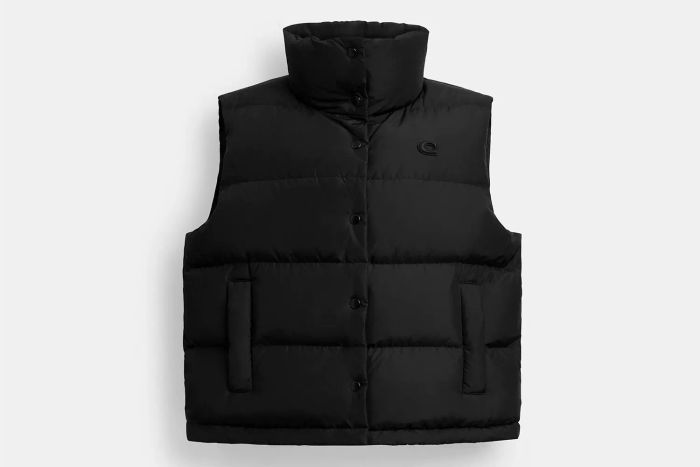 Coach Puffer Vest In Recycled Polyester