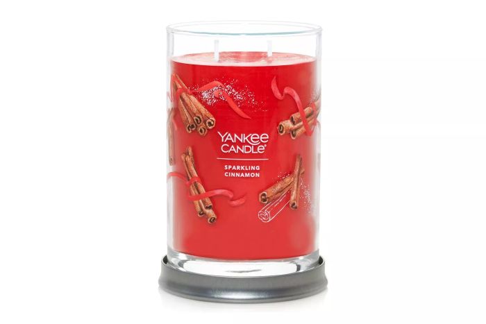 Amazon Yankee Candle Sparkling Cinnamon Scented, Signature 20oz Large