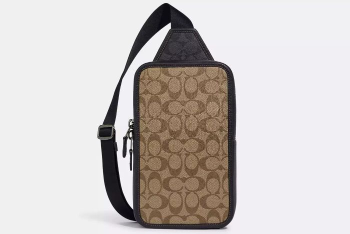 Coach Sullivan Pack In Blocked Signature Canvas