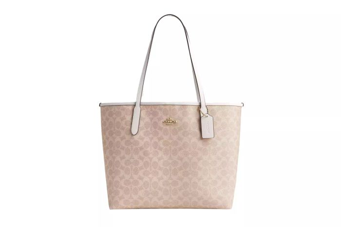 Coach Signature Canvas City Tote Bag