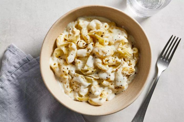 Artichoke-Loaded Mac and Cheese