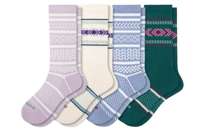 Bombas Women's Holiday Calf Sock 4-Pack