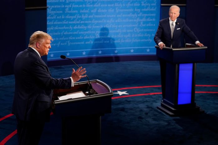 Donald Trump and Joe Biden face off in the first presidential debate