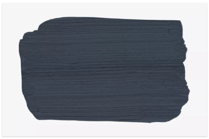 Blue Note 2129-30 is a deep, sophisticated shade of blue with a touch of gray, available from Benjamin Moore.