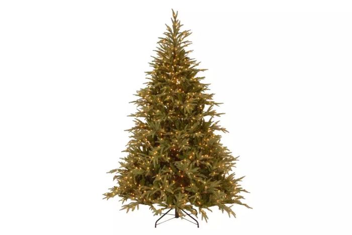 7.5-Foot Frasier Grande Artificial Christmas Tree with Dual Color LED Lights
