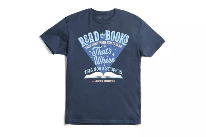 Out Of Print LeVar Burton 'Read the Books They Don't Want You to Read' Unisex T-Shirt
