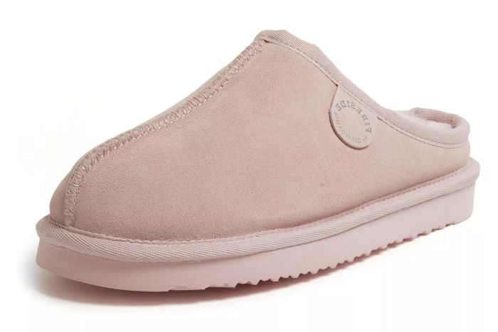 Fireside by Dearfoams Women's Greta Genuine Shearling Indoor Outdoor Clog