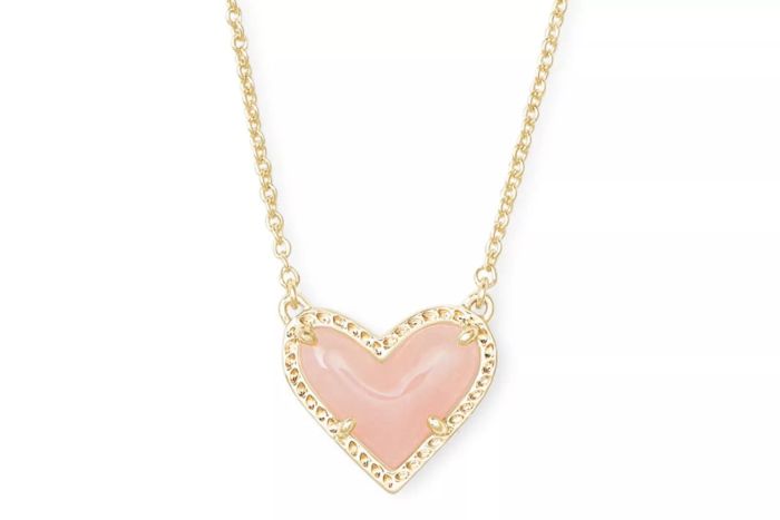 Kendra Scott Ari Heart Gold Pendant Necklace