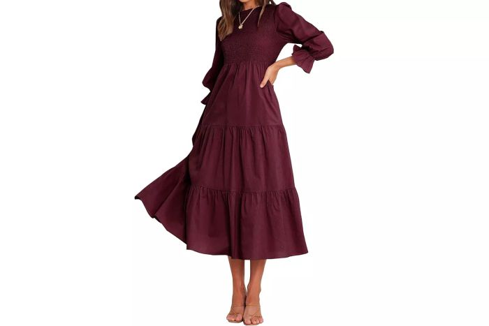 BTFBM Women Casual Long Sleeve Dress