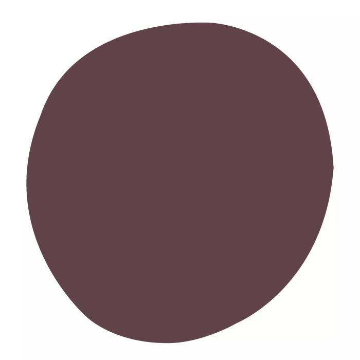 Brinjal paint color, a deep maroon brown
