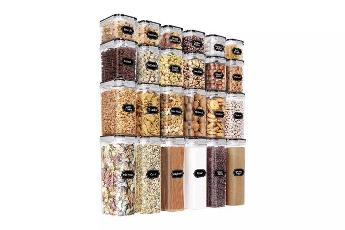 PRAKI Airtight Food Storage Containers Set with Lids