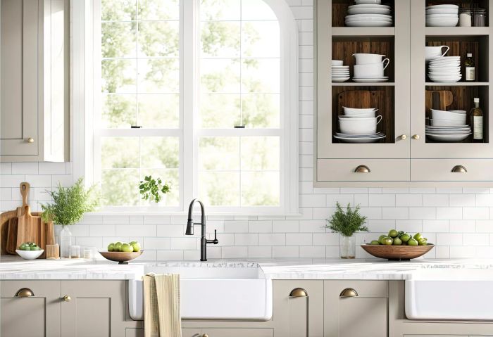 Kitchen cabinets