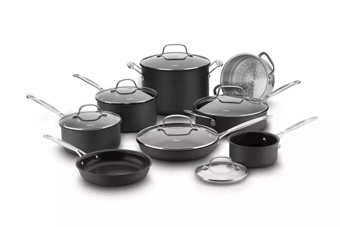 Cuisinart Chef's Classic 14pc Non-Stick Hard Anodized Cookware Set