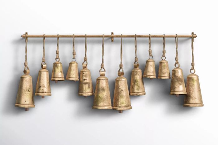 Wayfair Kelly Clarkson Home Kristen Metal Wall Hanging Bells Decor