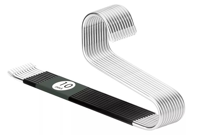 DOIOWN Open Ended Pants Jean Hangers - Stainless 
