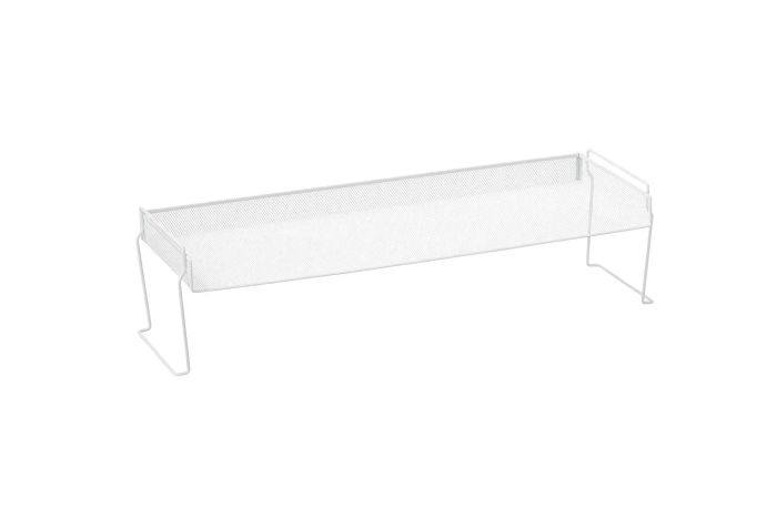 The Container Store White Mesh Stackable Shoe Shelf