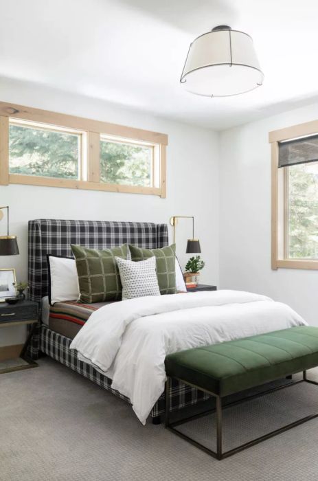eclectic mix of bedding styles