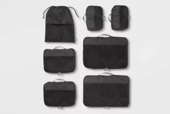 Open Story 7pc Packing Cube Set for Streamlined Packing and Easy Organization