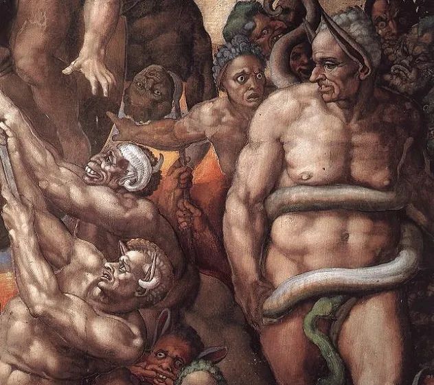 Michelangelo,_Giudizio_Universale_29