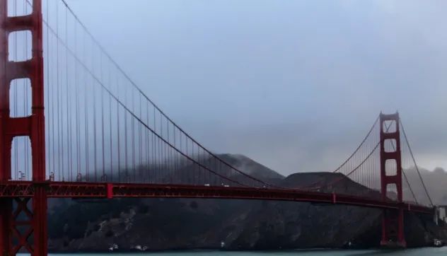 Golden Gate Bridge Foggy