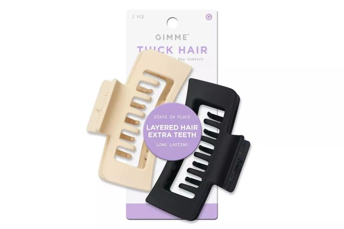 Gimme Beauty Thick Hair Claw Clips with Extra Teeth for a Strong Hold