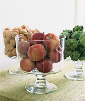 Christmas decoration inspiration - Bowl filled with apples