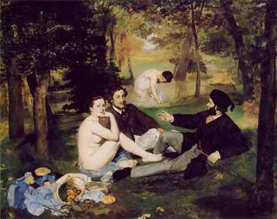 *Le déjeuner sur l’herbe*, by Édouard Manet