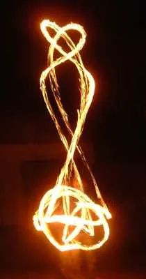 Devil Sticks On Fire By Murderbean