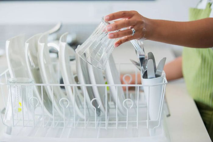 Common Clutter Mistakes - Dishes on a Drying Rack