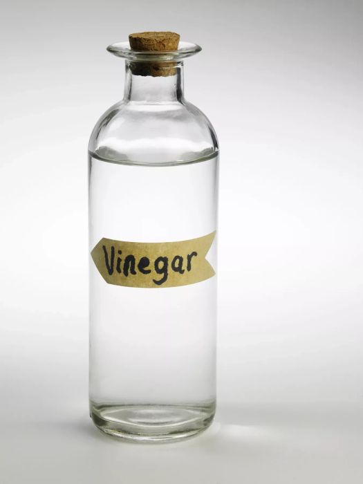 Using white vinegar for cleaning