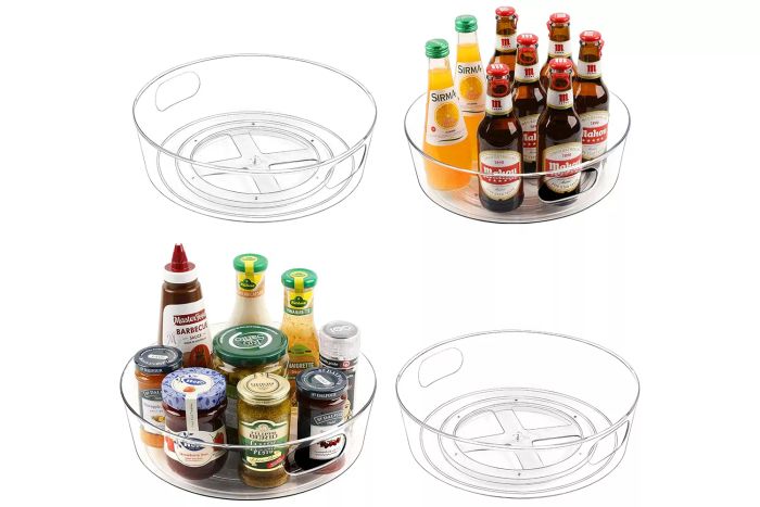 Amazon Guzon 4-Piece Lazy Susan Organizer Set