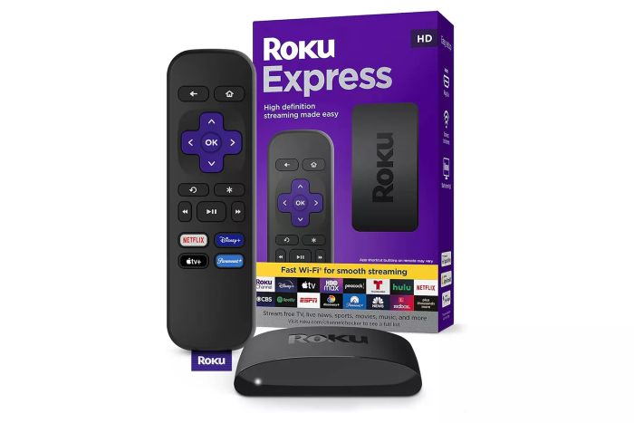 Roku Express | HD Roku Streaming Device with Standard Remote
