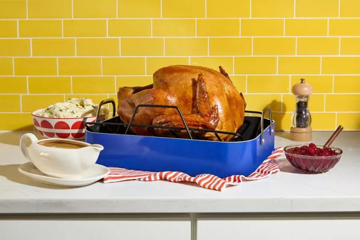 Butterball offers a Roasting Pan version of their Cook-From-Frozen Turkey.