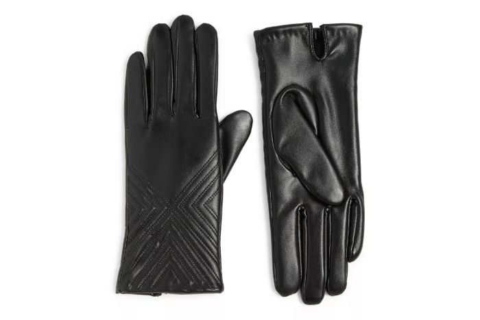 Vince Camuto Quilted Faux Leather Gloves