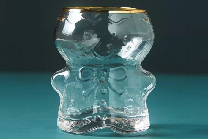 North Pole-Inspired Juice Glass from Anthropologie