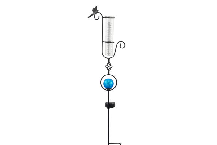 Lowe's RCS Gifts Glass Wireless Analog Traditional 7-in Rain-Gauge