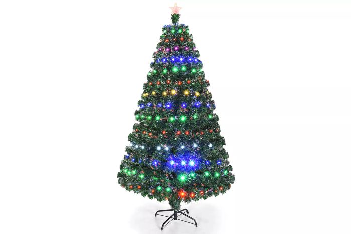Walmart Costway 7' Pre-Lit Christmas Tree