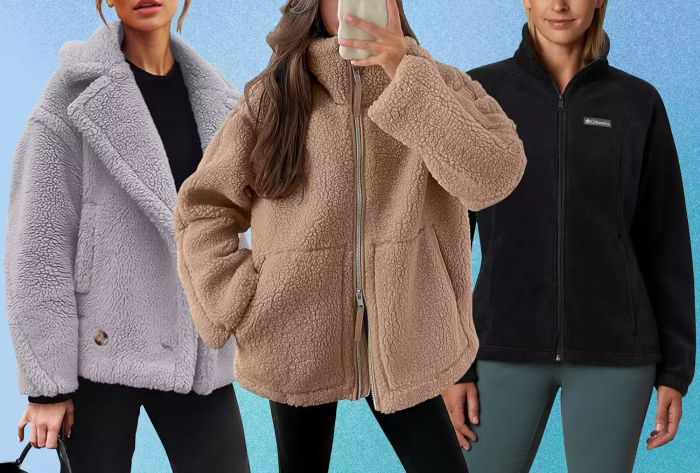 Snuggle up in these cozy fleece jackets available at Amazon, perfect for keeping you warm throughout the cooler months.