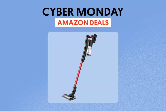 Eureka's Lightweight Cordless Stick Vacuum is part of the Cyber Monday deals, offering great savings.