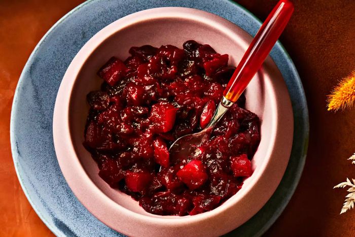 Double Cranberry and Apple Sauce
