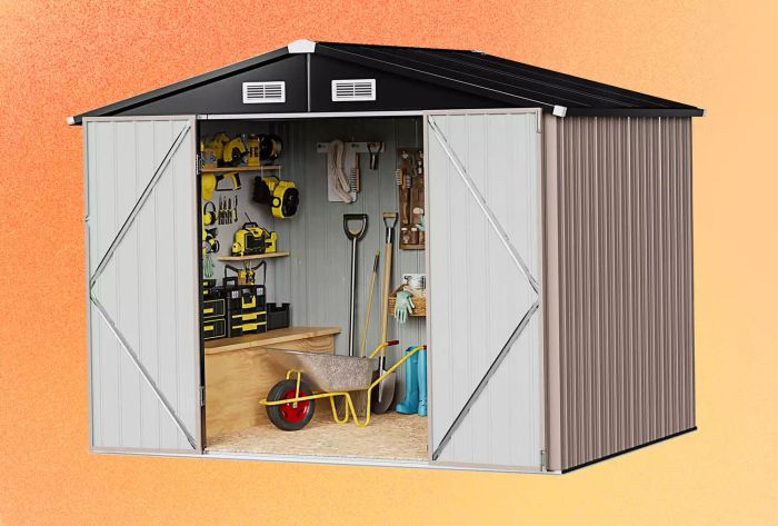 Exclusive Deal: This Storage Shed Can Accommodate an Entire Workbench—and It's Currently Discounted to $150