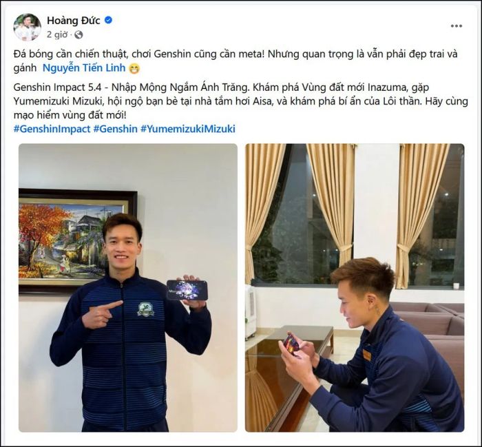 Dàn sao bóng đá Việt lại tiếp tục khoe game, họ đang chơi game gì?