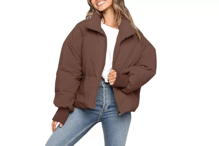 Amazon offers the MEROKEETY Women's 2024 Winter Long Sleeve Zip Puffer jacket, designed for warmth and comfort in colder weather.