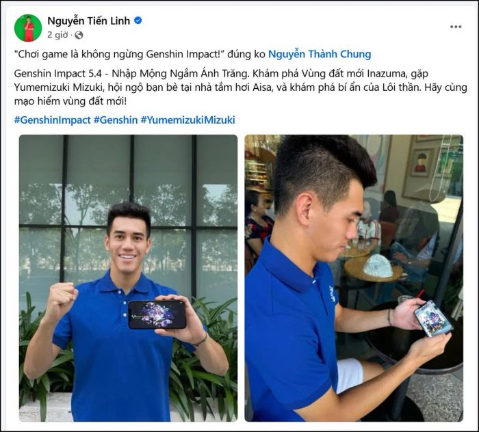 Dàn cầu thủ bóng đá Việt Nam đồng loạt khoe game, vậy họ đang chơi trò gì?