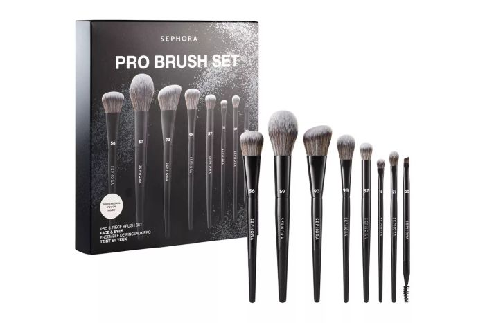 SEPHORA COLLECTION 8-Piece PRO Brush Face & Eye Set