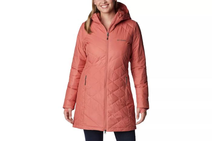 Amazon Columbia Women's Heavenly Long Hooded Jacket